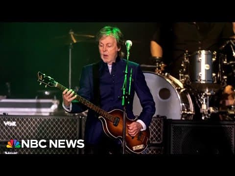 Thumbnail for Paul McCartney reunited with long-lost Hofner bass guitar by Paul McCartney