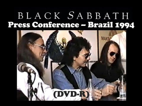Thumbnail for Black Sabbath - Press Conference - Brazil 1994 (DVDR) by Black Sabbath