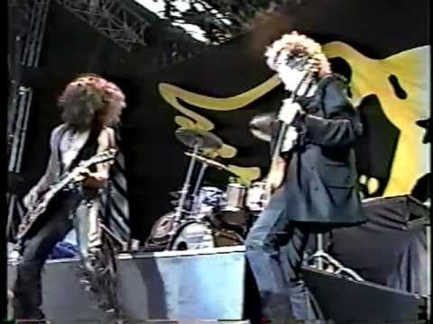 Thumbnail for Jimmy Page & Aerosmith onstage and backstage at Donington 1990 by Aerosmith