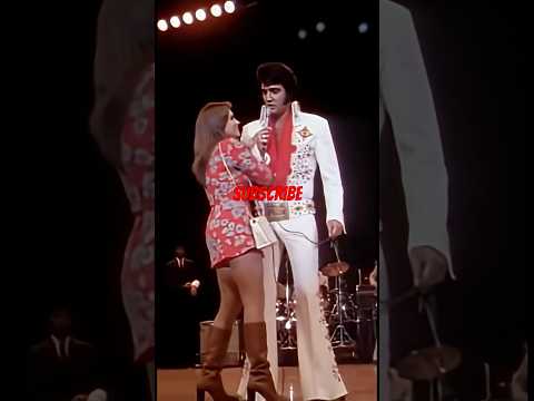 Thumbnail for Fan gets onstage and gets a kiss from Elvis #usa #elvispresley #elvis #fan #live #fypシ #new #concert by Elvis Presley