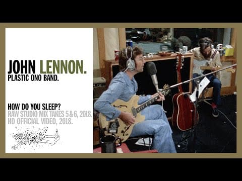 Thumbnail for How Do You Sleep? (Takes 5 & 6, Raw Studio Mix Out-take) - John Lennon & The Plastic Ono Band by John Lennon