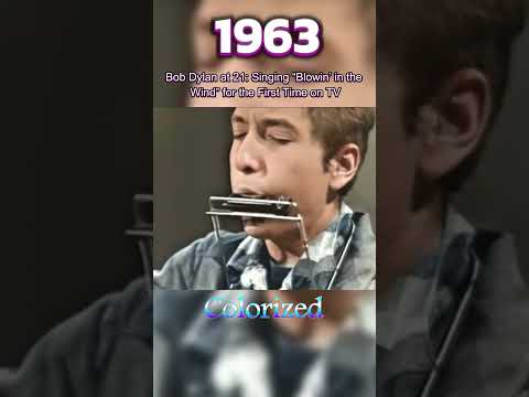 Thumbnail for Bob Dylan’s TV Debut in 1963 — Colorized by Bob Dylan
