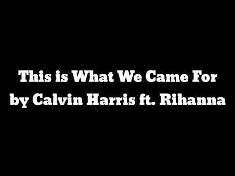 Thumbnail for TAYLOR SWIFT'S VOCAL SOUNDS IN 'THIS IS WHAT WE CAME FOR' BY: CALVIN HARRIS FT. RIHANNA by This Is What You Came For