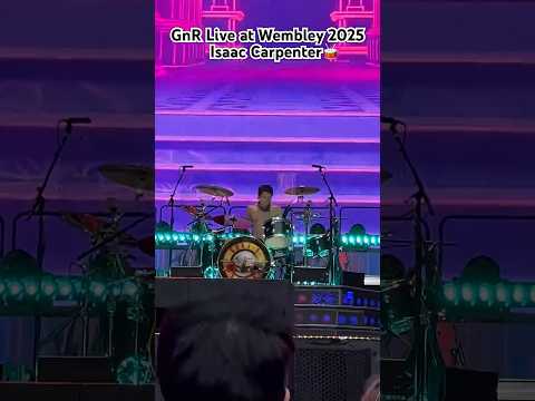 Thumbnail for “Isaac Carpenter”-GnR Live at Wembley 2025 #gunsnroses #gnr #axlrose #slash #isaacpeter #drums #live by Isaac Carpenter