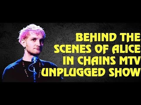 Thumbnail for Alice in Chains  Behind The Scenes of Their MTV Unplugged by Alice in Chains