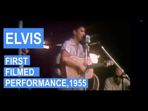 Thumbnail for Elvis: EARLIEST FOOTAGE 1955 by Elvis Presley