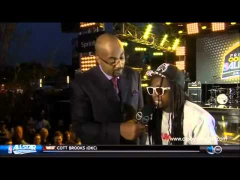Thumbnail for Lil Wayne High as Hell During a Interview At All-Star Game! by Lil Wayne