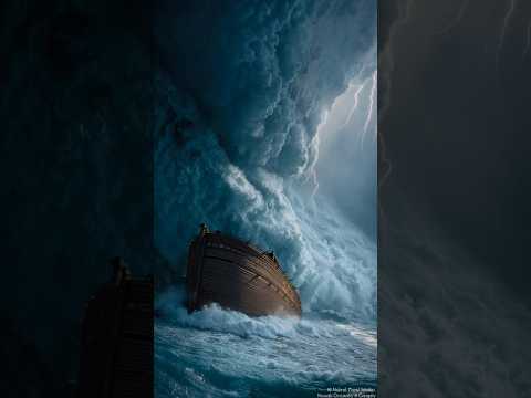 Thumbnail for Biblically Accurate Noah’s Flood 🌊🕊️ (Genesis 6:9-11) #bible #noahsark #shorts by Genesis