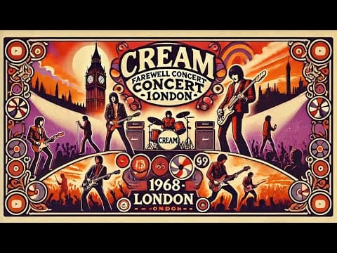 Thumbnail for Cream - Farewell Concert - 1968 (Royal Albert Hall London) (4K Restored & audio remastered) by Cream