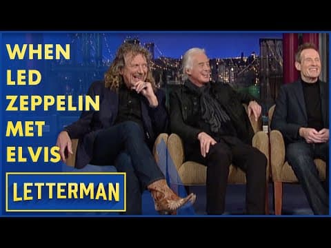 Thumbnail for When Led Zeppelin Met Elvis Presley | Letterman by Led Zeppelin