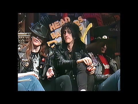 Thumbnail for MTV: Headbangers Ball - Guns N' Roses (Adam Smasher Interview) (1987) (1980s Early First Appearance) by Guns N Roses