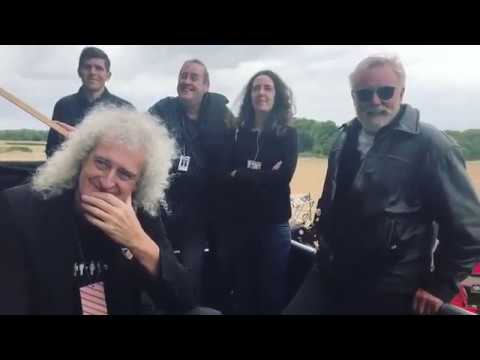 Thumbnail for Bohemian rhapsody Live Aid Rehearsals with Brian may and Roger Taylor watching by Brian May