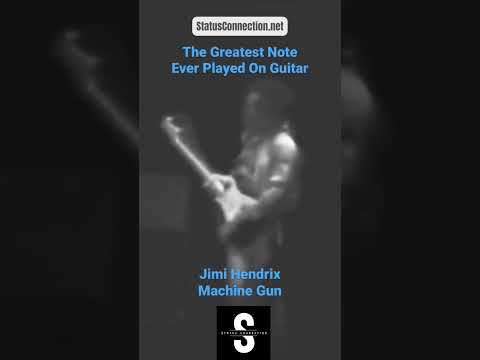 Thumbnail for Jimi’s perfect note 🎸🎸🙌🏾 #statusconnection #jimihendrix #guitarhero #machinegun #musicshorts by Jimi Hendrix