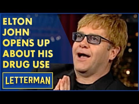 Thumbnail for Elton John Talks About His Drug Use | David Letterman by Elton John