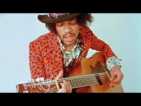Thumbnail for Jimi Hendrix On An Acoustic Guitar (only known 2 videos RARE) by Jimi Hendrix