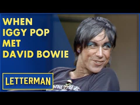Thumbnail for Iggy Pop Talks About His Trailer Trash Childhood, Meeting David Bowie | Letterman by Iggy Pop