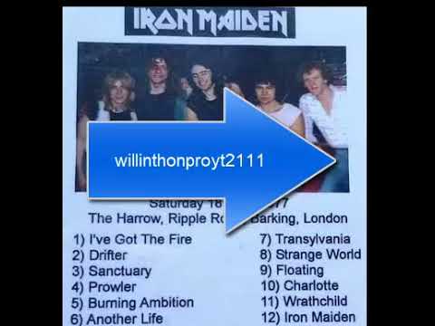 Thumbnail for Iron Maiden "Floating" (Purgatory) live Barking 1977 rare track by Iron Maiden