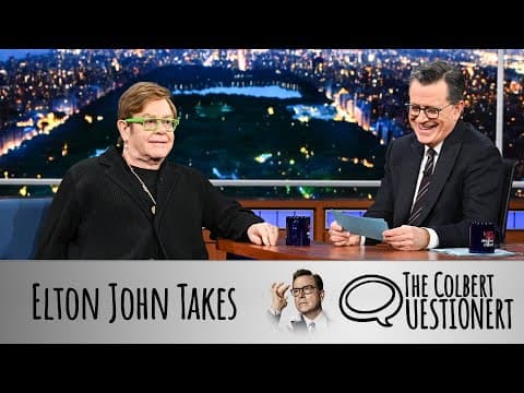 Thumbnail for Elton John Takes The Colbert Questionert by Elton John