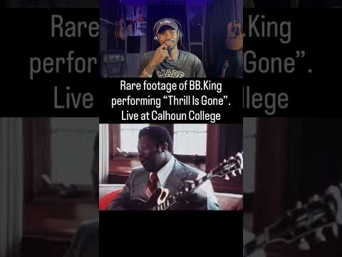 Thumbnail for Rare video of BB. King performing "Thrill is gone" 👑 by BB King