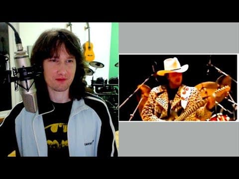 Thumbnail for British guitarist analyses Stevie Ray Vaughan's crazy good... soundcheck! by Stevie Ray Vaughan