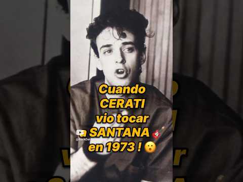 Thumbnail for Cuando CERATI vio en vivo a CARLOS SANTANA en 1973! #rock #cerati #musica by Carlos Santana