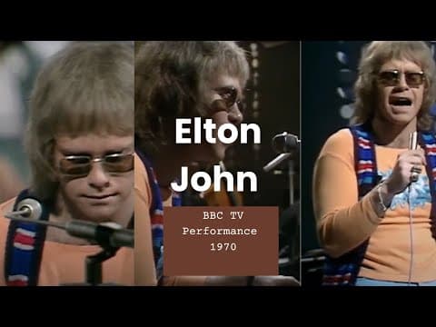 Thumbnail for Lost Footage: 23-Year-Old Elton John’s Legendary 1970 BBC Performance by Elton John