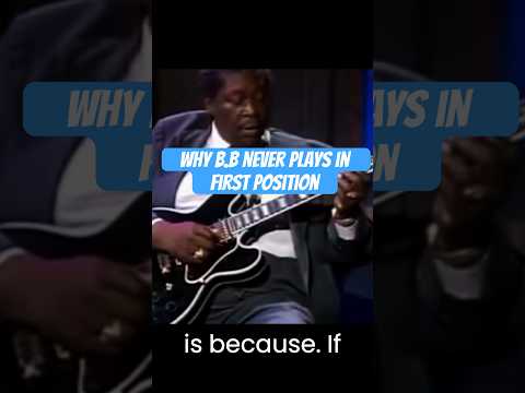 Thumbnail for Why B.B never plays in first position #bbking #guitar #blues #guitarlesson #bluessolo #guitarist by BB King