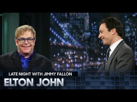 Thumbnail for Elton John Answers Rapid-Fire Questions About His Most Perfect Song and More | Fallon Flashback by Elton John