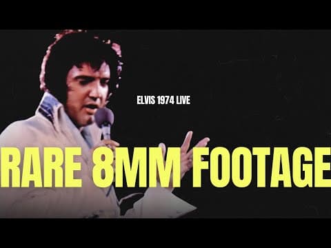 Thumbnail for Rare Elvis Presley Concert Footage Restored (Bloomington 1974) by Elvis Presley